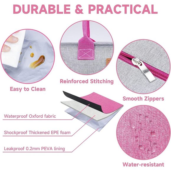 Insulated Reusable Adjustable Crossbody Strap Thermal Tote Lunch Bag - Picture 3 of 6